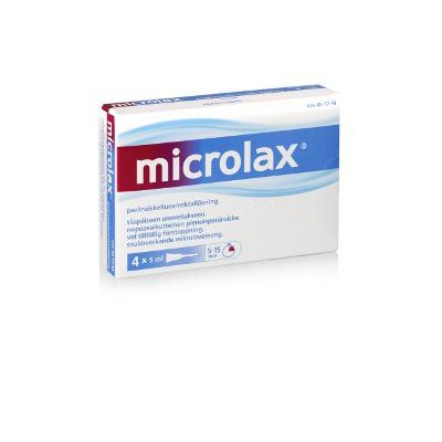 MICROLAX peräruiskeliuos 4 x 5 ml