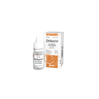 OTIBORIN korvatipat, liuos 30/200 mg/ml 10 ml