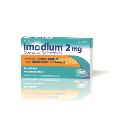 IMODIUM tabletti, suussa hajoava 2 mg 12 fol
