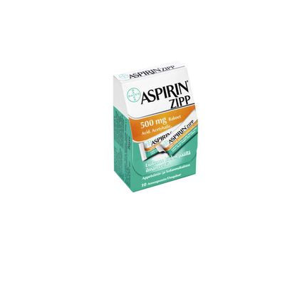 ASPIRIN ZIPP rakeet 500 mg 10 kpl