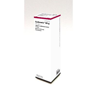 CARBOMIX rakeet oraalisuspensiota varten 50 g/annos 61,5 g