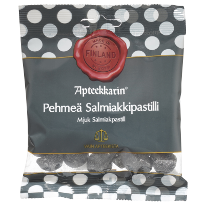 Apteekkarin Pehmeä Salmiakkipastilli 60 g