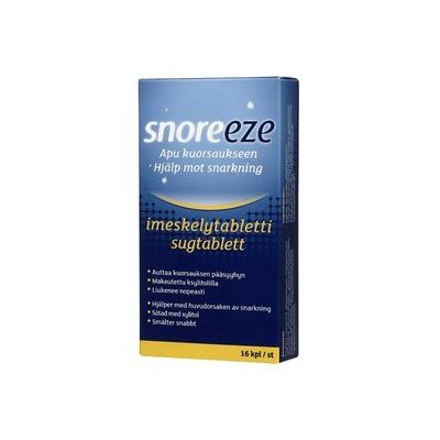 Snoreeze imeskelytabletti 16 kpl