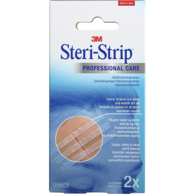 3M Steri-Strip haavansulkuteippi ruskea 6 mm x 7,5 cm 2x3 kpl
