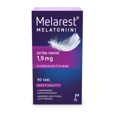 Melarest 1,9 mg Pitkävaikutteinen 90 TABL