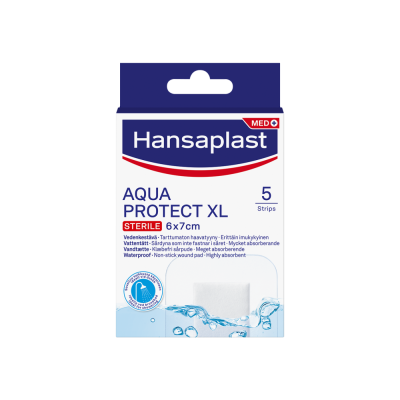 Hansaplast Aqua Protect XL 6X7cm 5 kpl