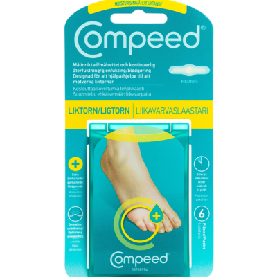 COMPEED LIIKAVARVASLAASTARI MOISTURISING 6 KPL