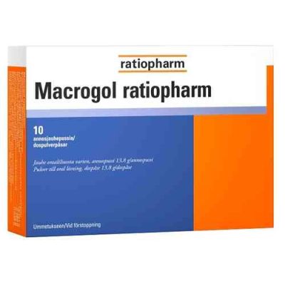 Macrogol ratiopharm annospussi 13,8 g 10 kpl