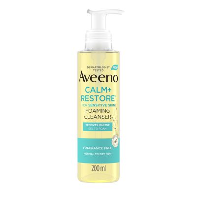 Aveeno Calm+Restore foaming cleanser 200 ml