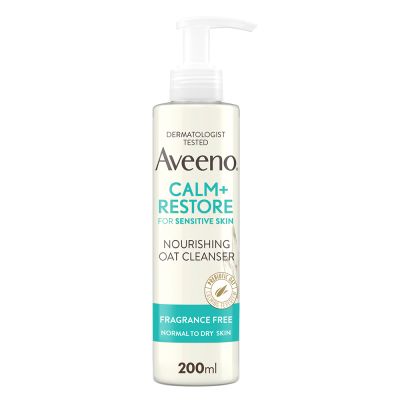 Aveeno Calm+Restore nourishing oat cleanser 200 ml