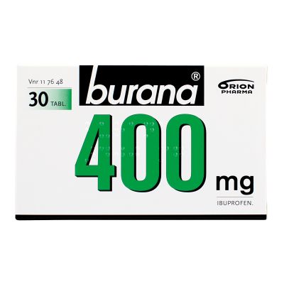 BURANA tabletti, kalvopäällysteinen 400 mg 30 fol
