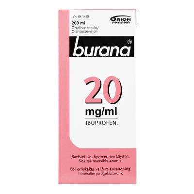 BURANA oraalisuspensio 20 mg/ml 200 ml