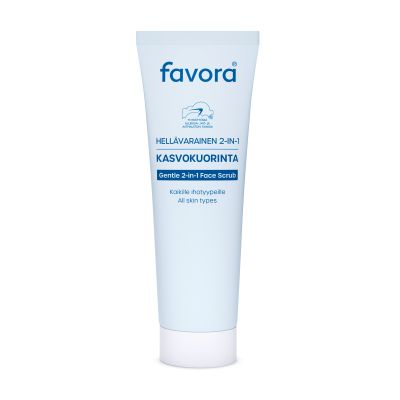 Favora Hellävarainen 2 in 1 kuorintavoide 75 ml