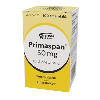 PRIMASPAN enterotabletti 50 mg 100 kpl