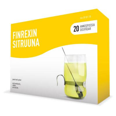 FINREXIN SITRUUNA jauhe 350/30/300 mg 20 x 5 g