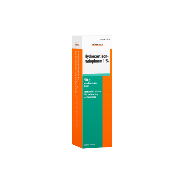 HYDROCORTISON-RATIOPHARM emulsiovoide 1 % 50 g