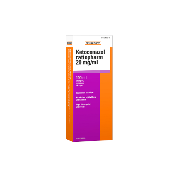 KETOCONAZOL RATIOPHARM shampoo 20 mg/ml 100 ml