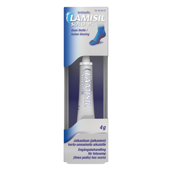 LAMISIL SOLO liuos iholle 1 % 4 g