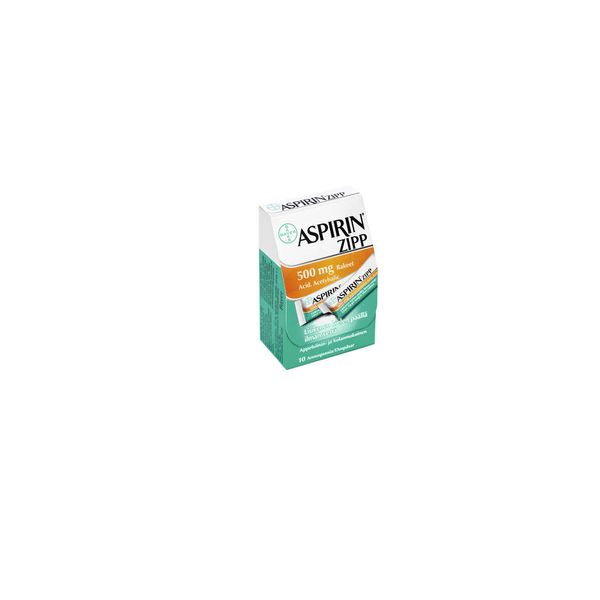 ASPIRIN ZIPP rakeet 500 mg 10 kpl