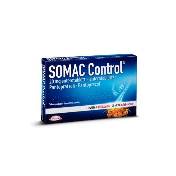 SOMAC CONTROL enterotabletti 20 mg 14 fol