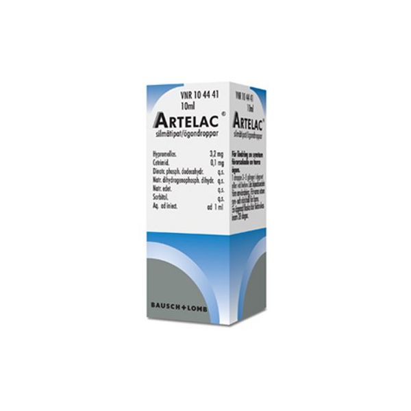 ARTELAC silmätipat, liuos 3,2 mg/ml 10 ml