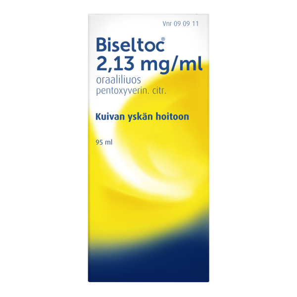 BISELTOC oraaliliuos 2,13 mg/ml 95 ml