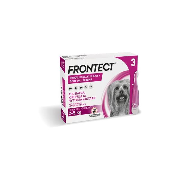 FRONTECT paikallisvaleluliuos 3 x 0.5 ml