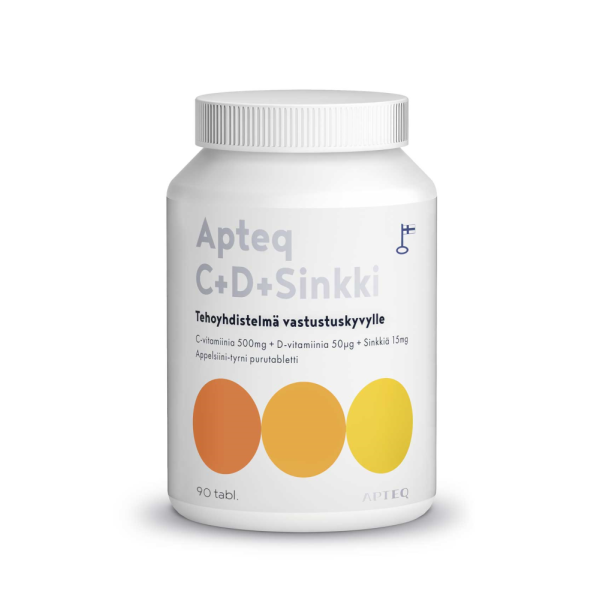 Apteq C+D+Sinkki 90 tabl