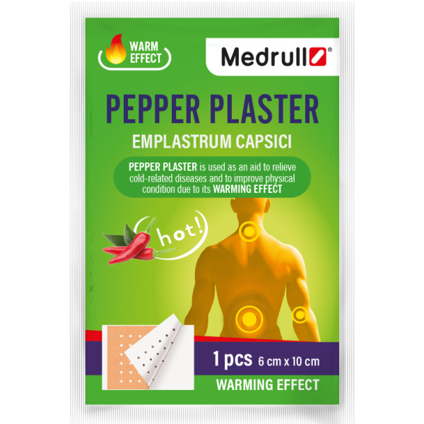 Medrull Pepper Plaster 6x10 cm pippurilaastari 1 kpl