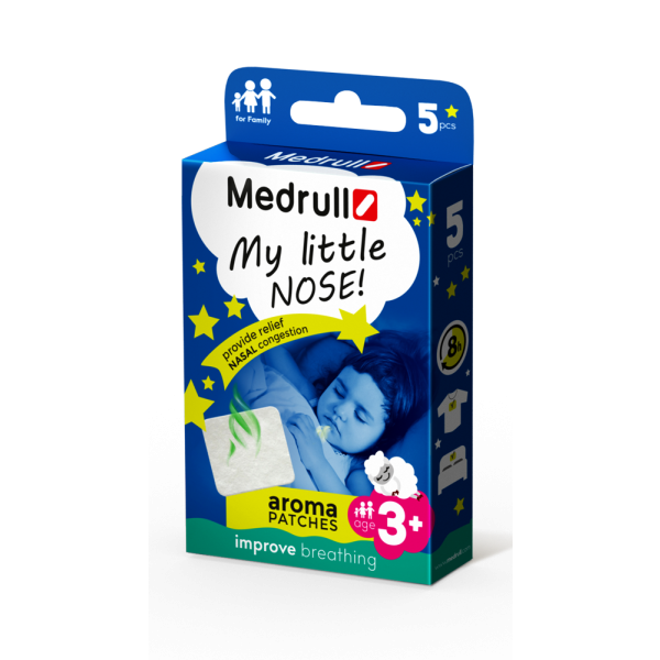 Medrull My Little Nose aromitaitos tukkoisaan oloon 5 kpl