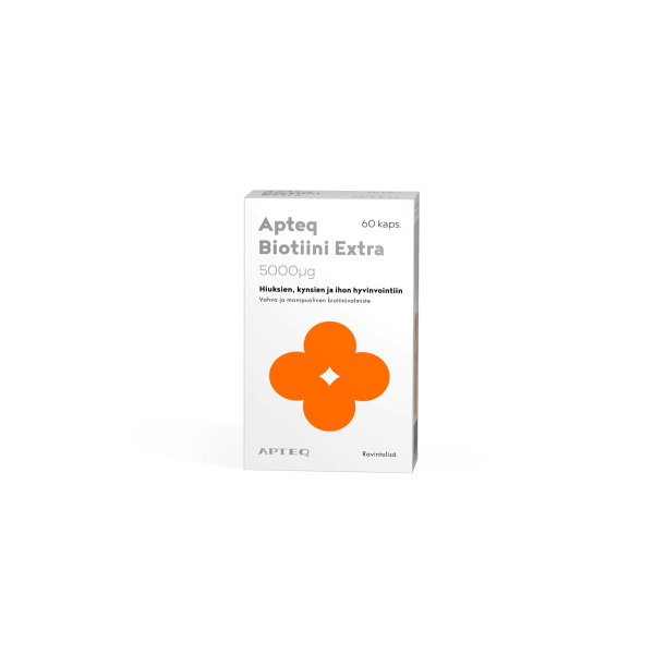 Apteq Biotiini Extra 5000 mikrog 60 kaps