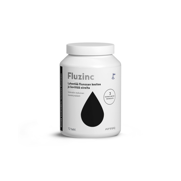 Apteq Fluzinc salmiakki 72 tabl