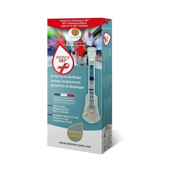 AAZ Autotest VIH- HIV-kotitesti 1 kpl