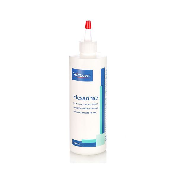 Virbac Hexarinse vet liuos 237 ml