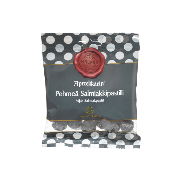 Apteekkarin Pehmeä Salmiakkipastilli 60 g