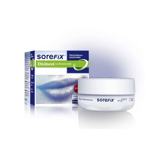 SoreFix Ehkäisevä huuliherpesvoide purkki 8 ml