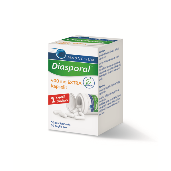 Diasporal magnesium 400 Extra kaps 50 kpl