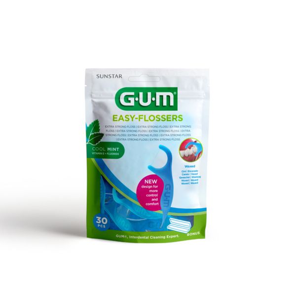GUM EASY-FLOSSERS MINT LANKAIN 890M30 30 KPL