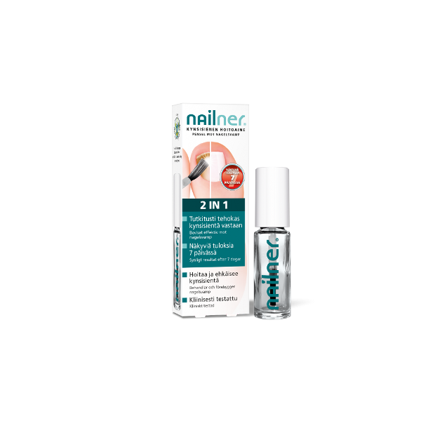 Nailner Kynsisienen Hoitoaine 2in1 5 ml