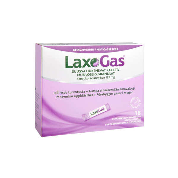 Laxogas 125 mg annosraepussi 18 kpl