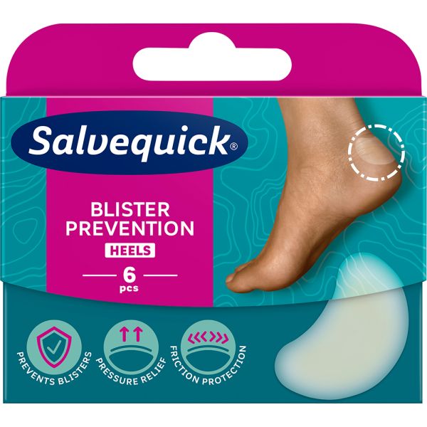 Salvequick Blister Prevention Heels rakkolaastari 6 kpl