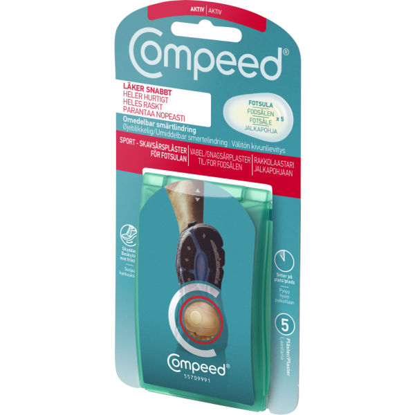 COMPEED SPORT RAKKOLAASTARI JALKAPOHJA 5 KPL