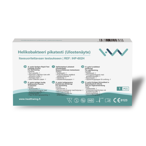 H&W Helikobakteeri vatsatulehdus testi 1 kpl
