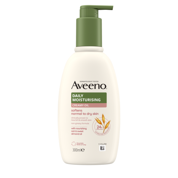 Aveeno Daily Moisturising Creamy Oil öljyvoide 300 ml