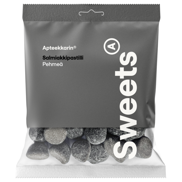 Apteekkarin Pehmeä Salmiakkipastilli 60 g