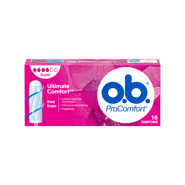 o.b. ProComfort Super tamponi 16 kpl